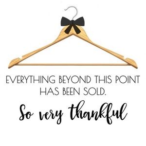 Everything beyond this point has been sold. 🛍